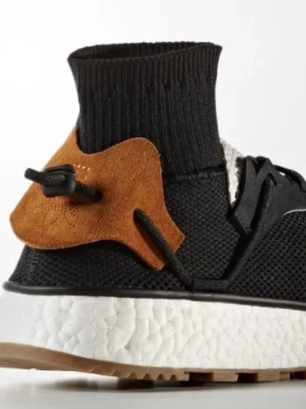 Adidas Originals Alexander Wang AW RUN Black/White/Gum Size 8 VERY RARE! - Picture 2 of 8